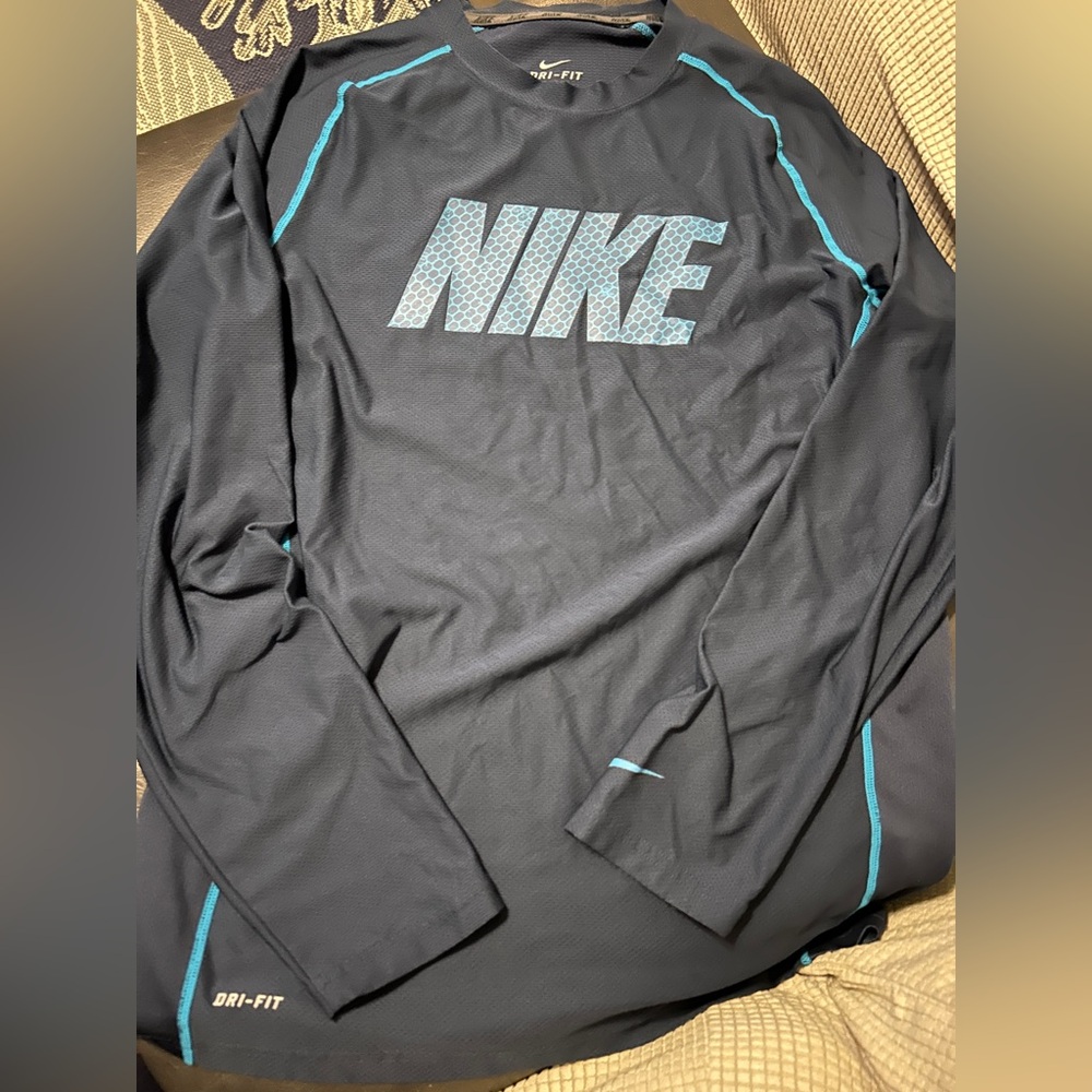 Nike Boy’s DriFit - Navy and Teal